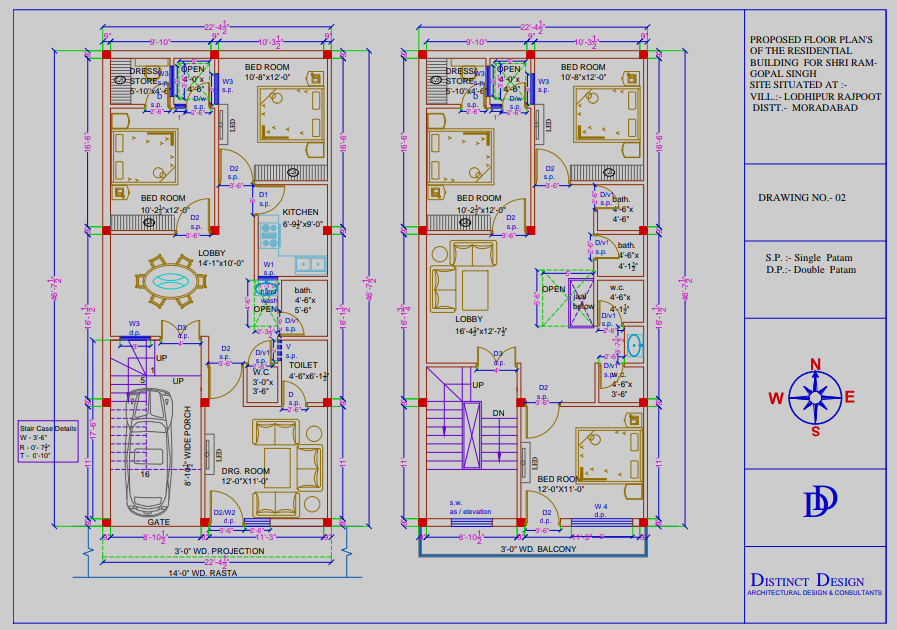9TNAT's tweet photo. Small size home architecture plan 22'-4" x 46'-7" @B_SingH5656 @npal20524 @Archana97873253 @ArchitectMwangi @Archello @ArchDaily @thehomestays #Distinct_design @ArchitectsJrnal @Sangeet04162221 https://t.co/L192tlX2bH