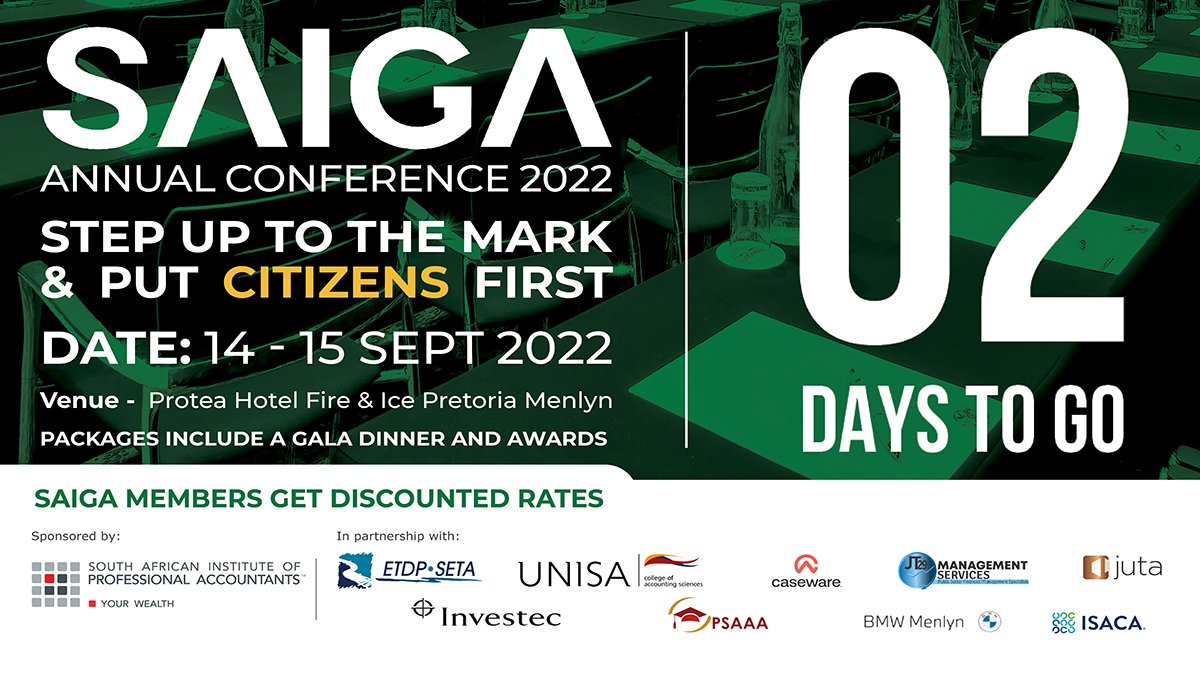 techtalk_za's tweet photo. 2 Days to go before the SAIGA Annual Conference. Book your conference pass to join our high profile speakers and exhibitors from 14 - 15 September 2022 at The Protea Fire &amp; Ice Marriot hotel in Menlyn, Pretoria. For more information and to register visist https://t.co/uBhImfuEKi https://t.co/T4fYN6Owng