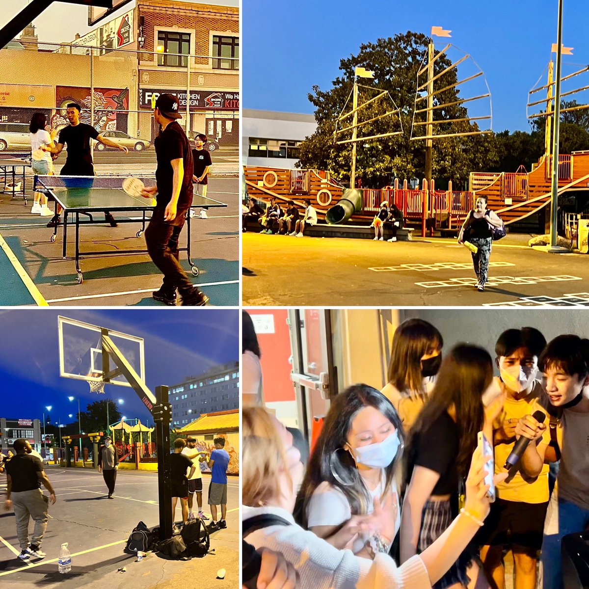 jeanquan's tweet photo. 1/2 During #heatwave #LincolnSummerNights, 2nd Thursdays, was a joy—#pingpong #magicshow #karaoke #crafts join #basketball & play on the #Chinesejunk
As mayor we sponsored #Fridaynight parties at #EastOakland #parks, they built community & peace. Need more in every neighborhood. https://t.co/zmcfWAjqfA