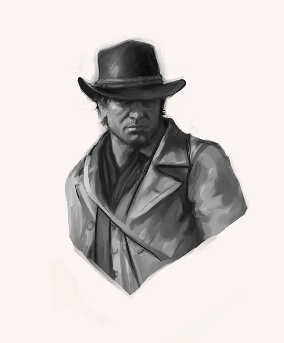 Arthur Morgan study#mantember 