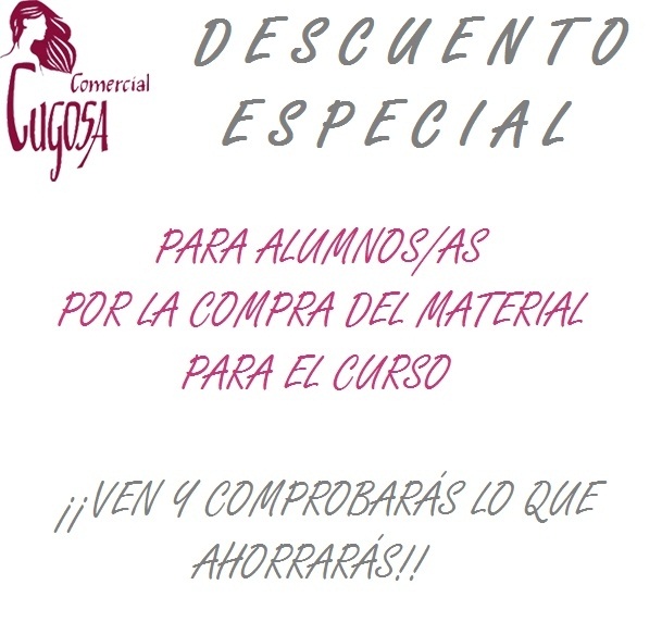 CCUGOSA's tweet photo. #Descuento #materialpeluquería #materialalumna #peluqueríaprofesional #materialformación #formaciónpeluquería https://t.co/bqDADFttOp