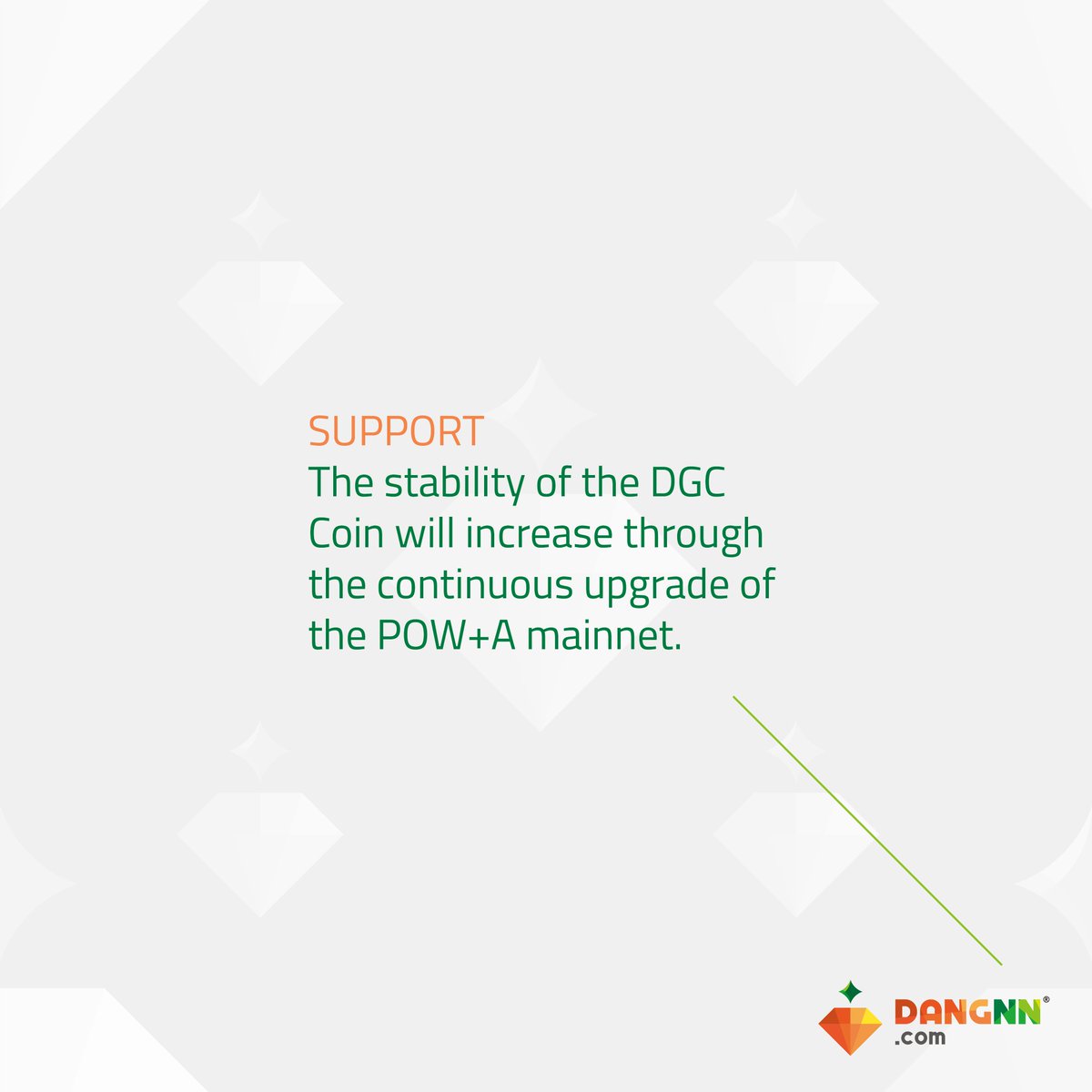 dangnn_project's tweet photo. The stability of the DGC Coin will increase through the continuous upgrade of the POW+A mainnet.
#DGCoin #blockchaintechnology #blockchaindevelopment #mining https://t.co/bMSyGINFG4
