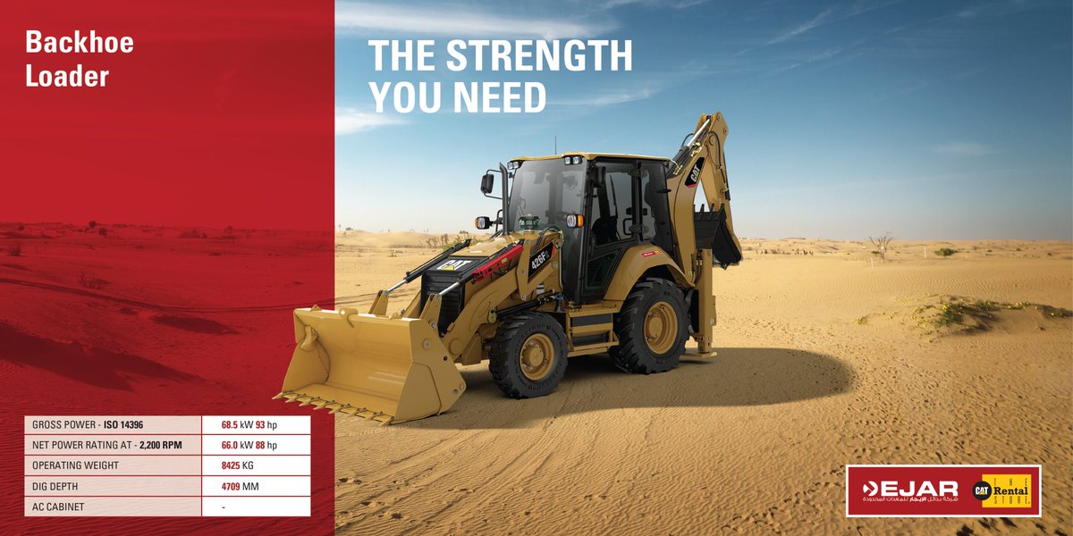 EJARCATRENTAL's tweet photo. The 426F2 Backhoe Loader delivers excellence in everything you do, its ruggedness and robust performance make it a reliable, efficient, and dependable equipment to get the job done. To find out more, visit https://t.co/EFdVJCShJA or call us at 8001160223
#catmachines #ejar https://t.co/AatpMxONmj