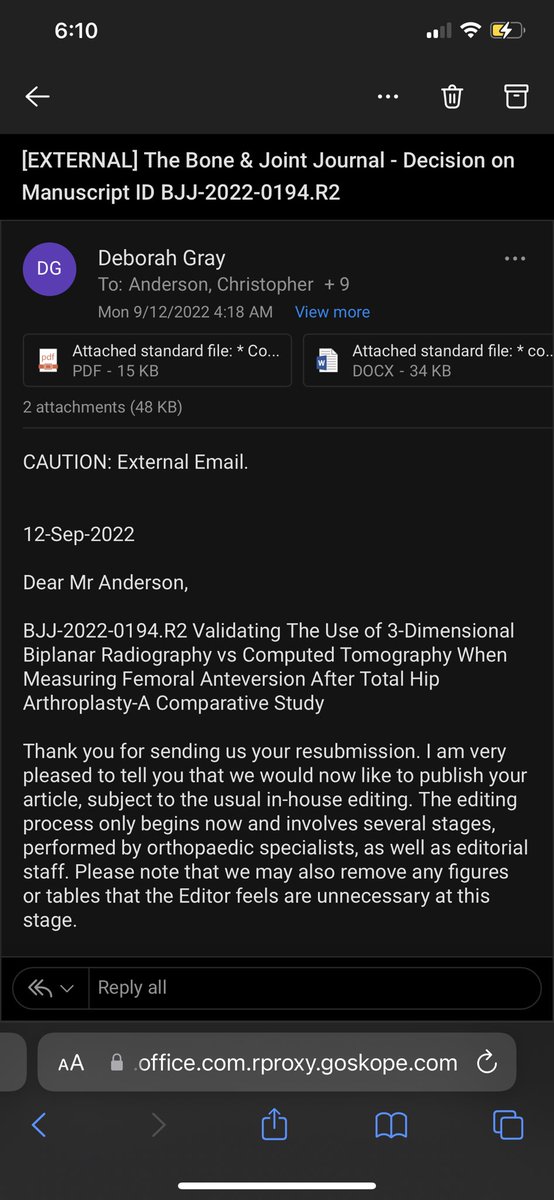 My 1st, First author paper out of <a href="/HSSProfEd/">HSS Education Institute</a> ! Proud of this project. Thank you <a href="/BoneJointJ/">The Bone & Joint Journal</a>