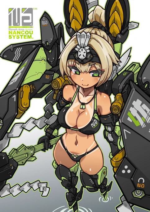 メガミデバイスオンリーイベント「女神前線 第6期」「女神前線 入場証附属情報誌」の表紙を描かさせて頂きました!()サマービキニ・バージョン!イベント開催日:2022年10月8日開催場所:綿商会館(東京・日本橋)イベント 