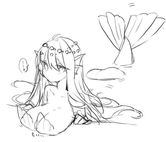 > まひろちゃの人魚がまた見たいです……
お胸がすごく好みで…… #odaibako_oimotororo1116 https://t.co/uGhYwed8fD 