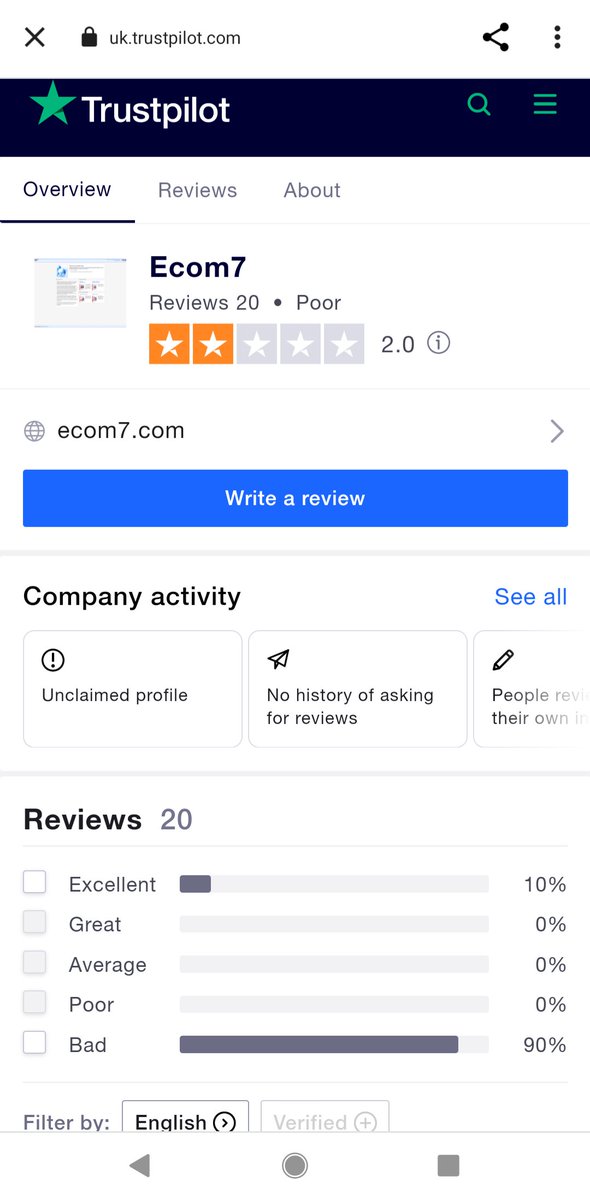 mellowmark's tweet photo. @paullewismoney Dodgy companies taking advantage of people - this ad is being run on YouTube (owned by Google). Makes the ridiculous claim that it heats a room "at no cost". Testimonial pictures are stock photos.
Trustpilot reviews are terrible.
@WhichUK #ecom7
https://t.co/TlDDpIT00z https://t.co/cUX4QSFzoF
