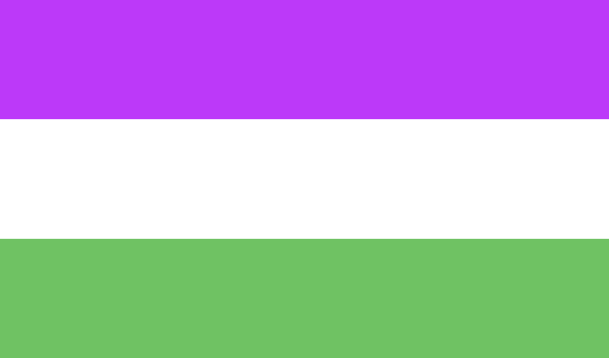 Colourpicked's tweet photo. Genderqueer flag with P from Alphablocks, requested by anon https://t.co/qjddnXrdNP