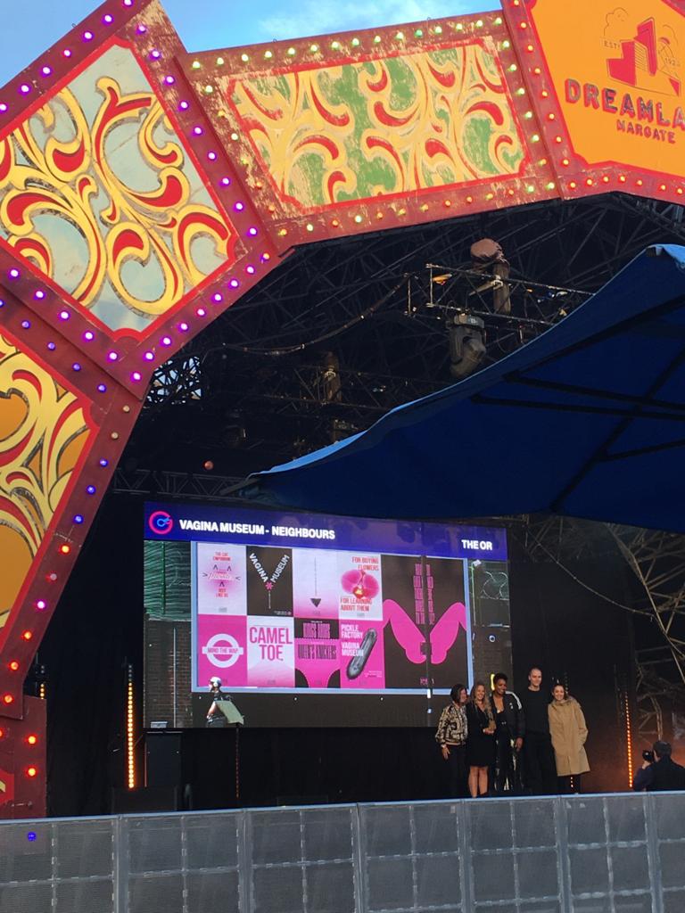 theorldn's tweet photo. We took home a few souvenirs from Margate last week. We braved the elements to pick up a Gold, Silver &amp; a Bronze at The Creative Circle Awards. Thanks to everyone involved! All three projects were an absolute joy to be a part of. https://t.co/9dTs9TKEK1
