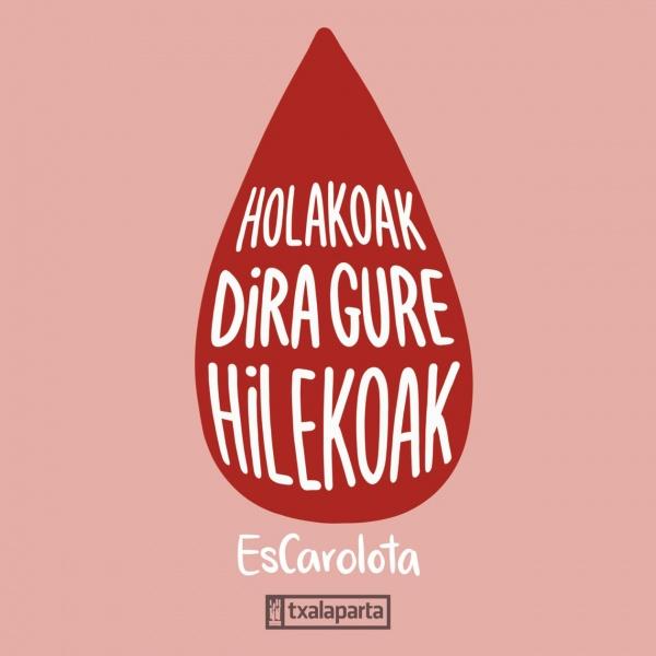 komikipedia's tweet photo. 2022ko 17. #Komikiaeuskaraz: 'Holakoak dira gure hilekoak': @txalapartatik-ek euskarara ekarri du @Escarolota-ren komiki hau.
https://t.co/bfDenqJZAk #komikia https://t.co/MSsgph7t56