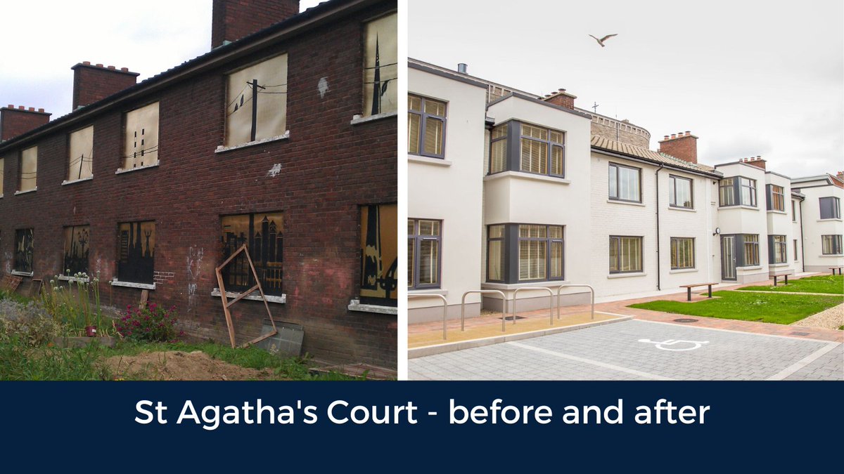 PMVTrust's tweet image. To mark World Green Building Week, we&apos;re taking part in the @IrishGBC series of events on creating a sustainable built environment. We&apos;ll take members on a tour of St Agatha&apos;s Court; showcasing how we turn derelict buildings into social housing. #BuildingforEveryone