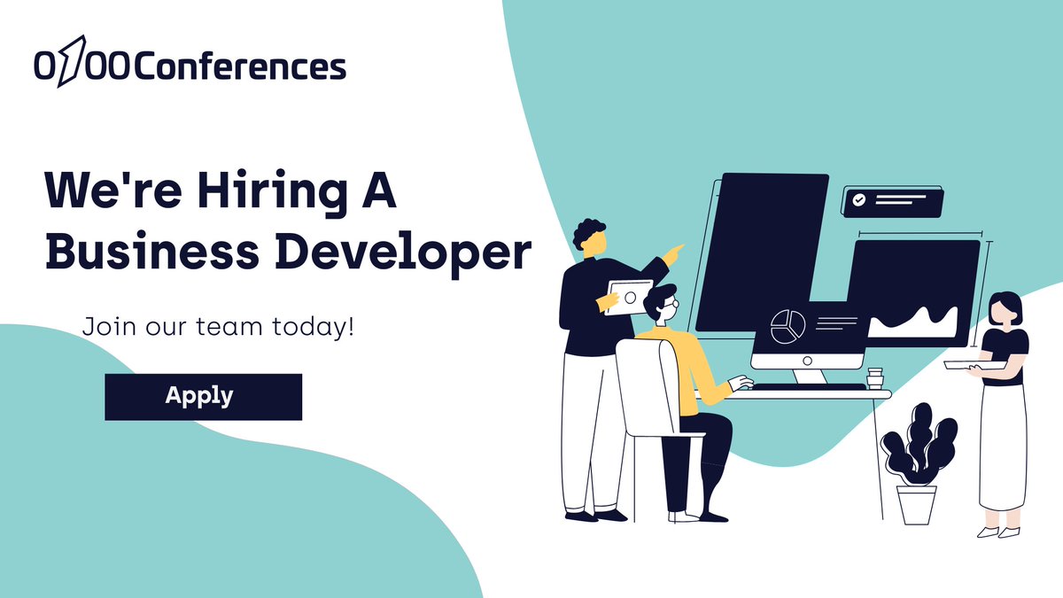 0100conferences's tweet photo. 0100 Conferences is hiring a Business Developer! Apply Now if you want to connect with leading experts in the PE/VC industry, travel to conferences worldwide, and work in a flexible and stress-free environment. 

https://t.co/YEDp9XxDyk https://t.co/sfvj2BimYb