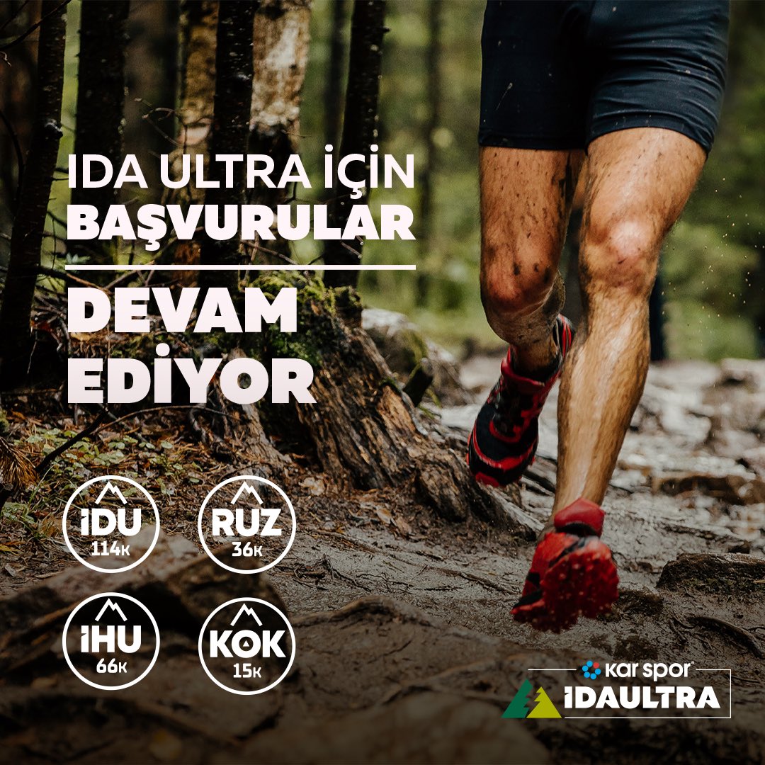 IDA Ultra ile Kaz Dağları’nda benzersiz bir deneyim sizi bekliyor.🏃 Başvuru için idaultra.com adresini ziyaret edin.👍 #KarSpor #IDAUltra @idaultratrail