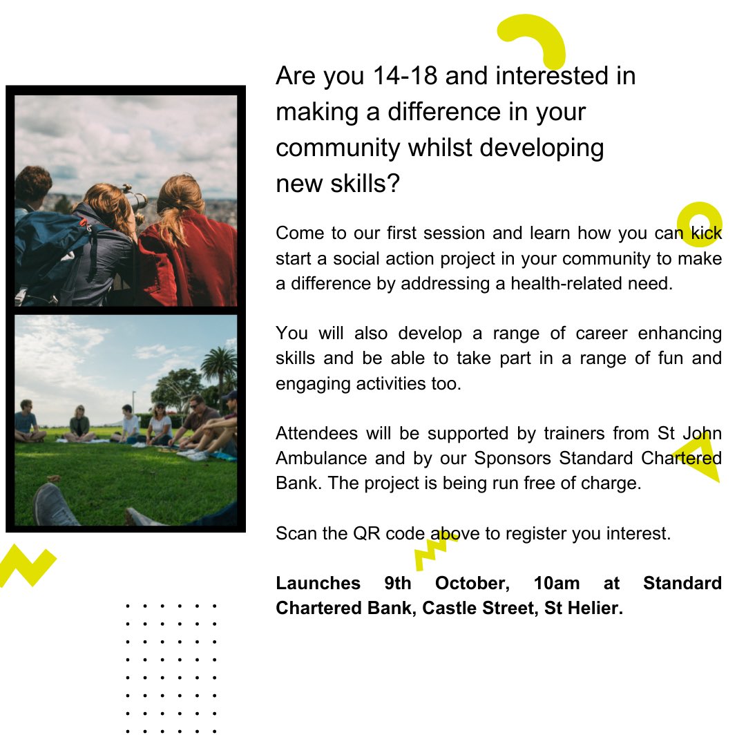 StJohnAmbJersey's tweet photo. Change of date!

We have moved the launch of our Health Citizens programme back slightly, launching now on October 9th.

If you would like to join us then fill out the form in our bio. And if you have any questions then drop us a message!

#healthcitizens #scfuturemakers https://t.co/anvi8w7tcw
