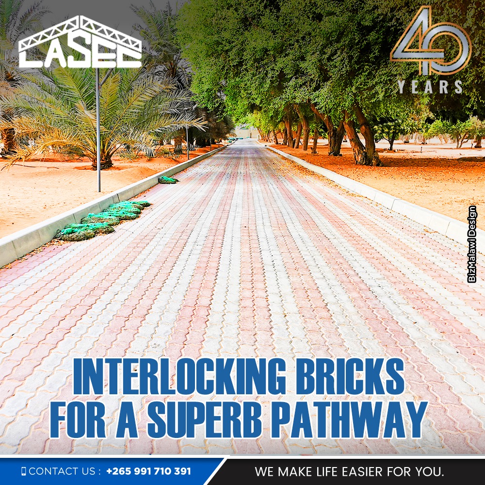 Bizmalawi's tweet photo. The pathway leading to your home needs to match the beauty of your home
let's get started right away on your superb pathway!
More info: https://t.co/qoACQP7bxQ
#superb #driveway #pathway #lasec #interlockingbricks #malawi https://t.co/0fcqmbmRv6