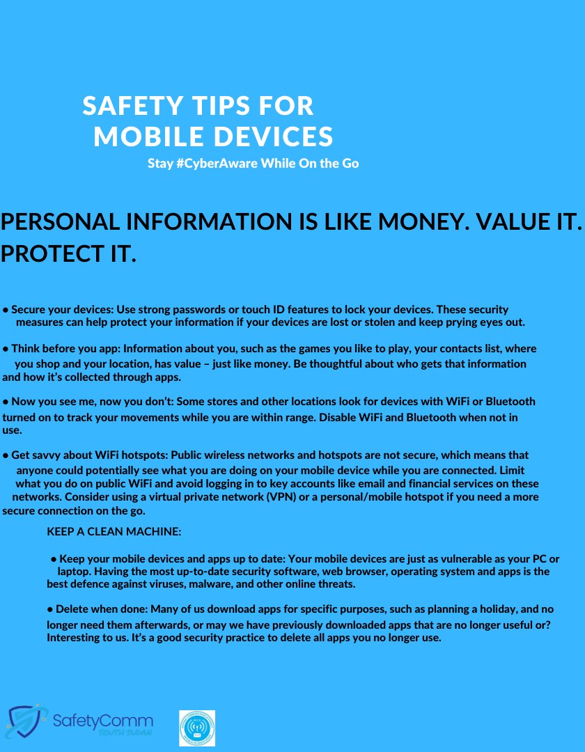 SafetyComm_SS's tweet photo. #SSOT #SaferOnlineExperienceForAll #SecuringOurConnectivity #CyberSecureSSD https://t.co/rWqmLzEU25