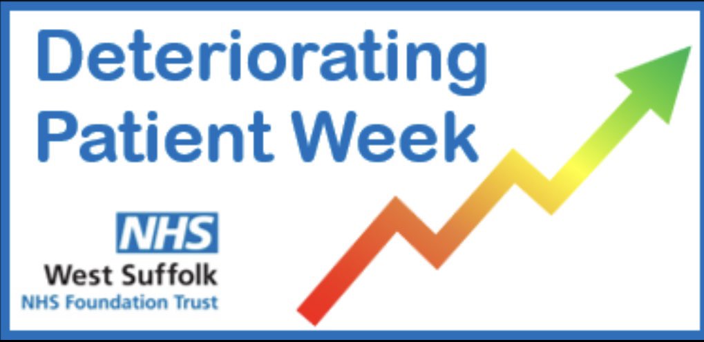 NicolaGower's tweet photo. This week is Deteriorating Patient Week at a west Suffolk hospital. Educating and raising awareness for staff about the Deteriorating Patient. We are covering Fluid Balance, World Sepsis Day, Resus and Take 2. https://t.co/3S5qsQTW8k