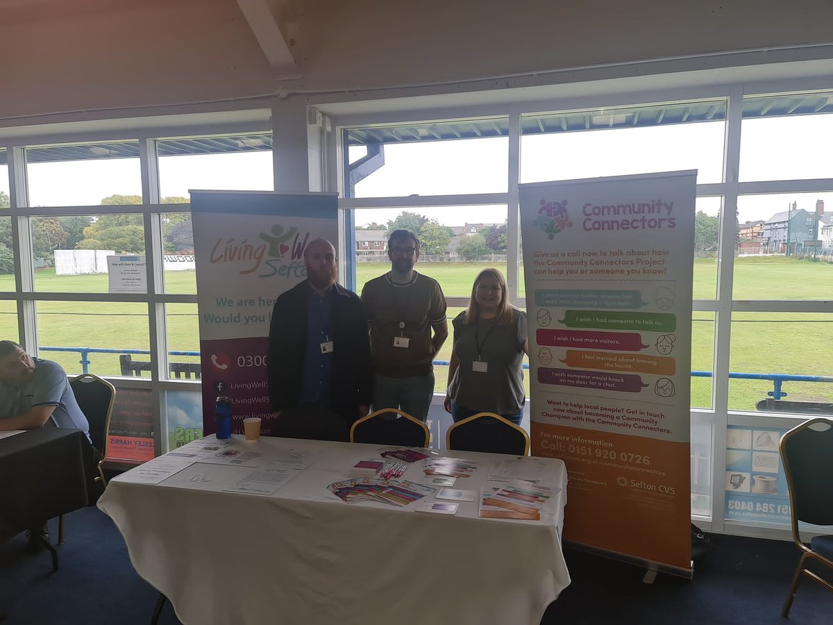LWSefton's tweet photo. We are at Sefton Opera's Keep Warm Keep Well event today at Bootle Cricket club until 12:30 come and say hello! 😃 https://t.co/HN8CJUsXH8