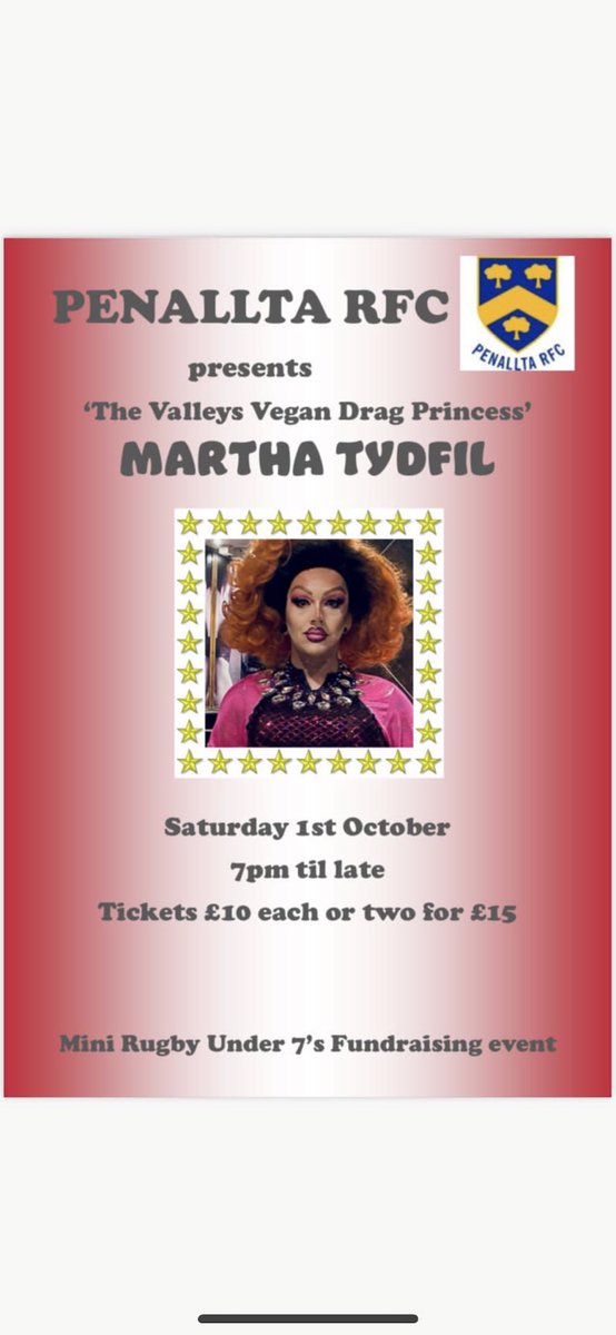 🔵🟡Great night out planned down  <a href="/PenalltaRugby1/">Penallta RFC</a> not to be missed get your tickets from myself <a href="/Jopowell85/">JotothePowell</a> or the club. Just give us a message🔵🟡 please share