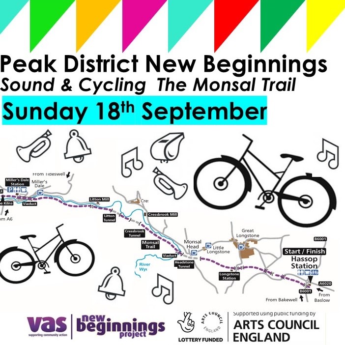 PdBeginnings's tweet photo. Our next event takes place on 18th Sept when we cycle the Monsal Trail and are making some beautiful noise in the magnificent tunnels with composer @cjbevs. @vasnews @ace_national @DialogueSociety Sheffield and @peakdistrict https://t.co/6kgkszLS91