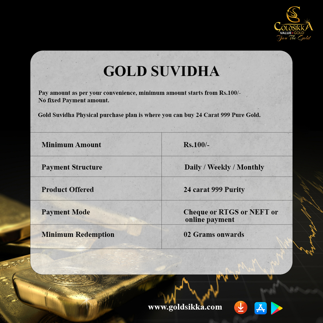 goldsikkaltd's tweet photo. Goldsikka Gold scheme plans.
Gold Suvidha &amp; Gold Plus
:
Visit: https://t.co/HWi4HKVt11
For inquiries contact: 9989874992
Android:https://t.co/mCQfy2hk89​
iOS: https://t.co/E8QVGVmecJ
:
#goldsikkalimited #goldschemes #goldplans #goldemi #goldschemesplan #buygold #goldoffers #gold https://t.co/M782FO3t4U