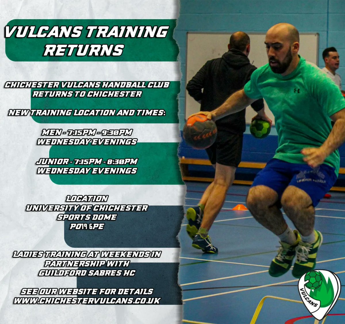 Chichester Vulcans Handball Club tweet media