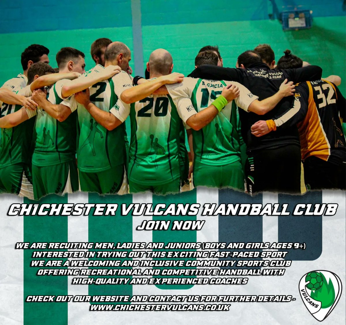 Chichester Vulcans Handball Club tweet media