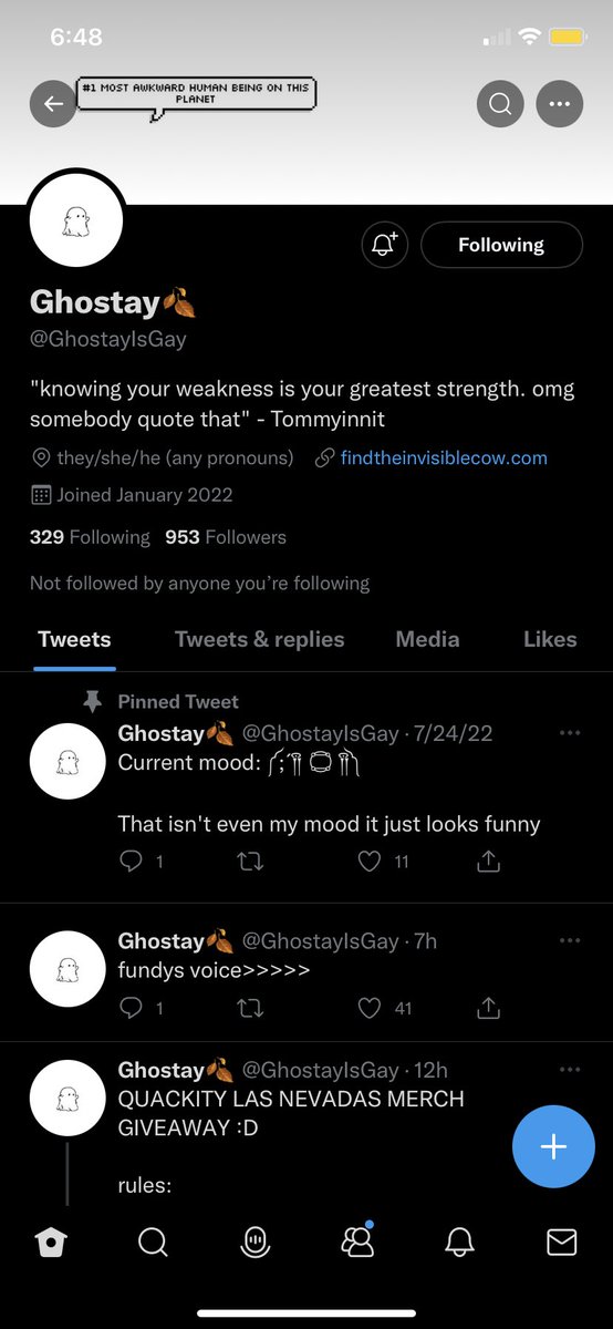Appple_juicee's tweet photo. @GhostayIsGay The beanie or hoodie would be awesome! If not pretty much anything :] https://t.co/1t9xWxP6h1