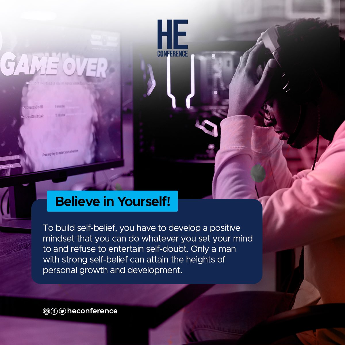HeConference's tweet photo. Don't just read through.
Start right away!!!

#Personalgrowthanddevelopment
#selfinvestment
#Menofvalue
#Heconference
#TheMenconference https://t.co/O6eYvMTi55