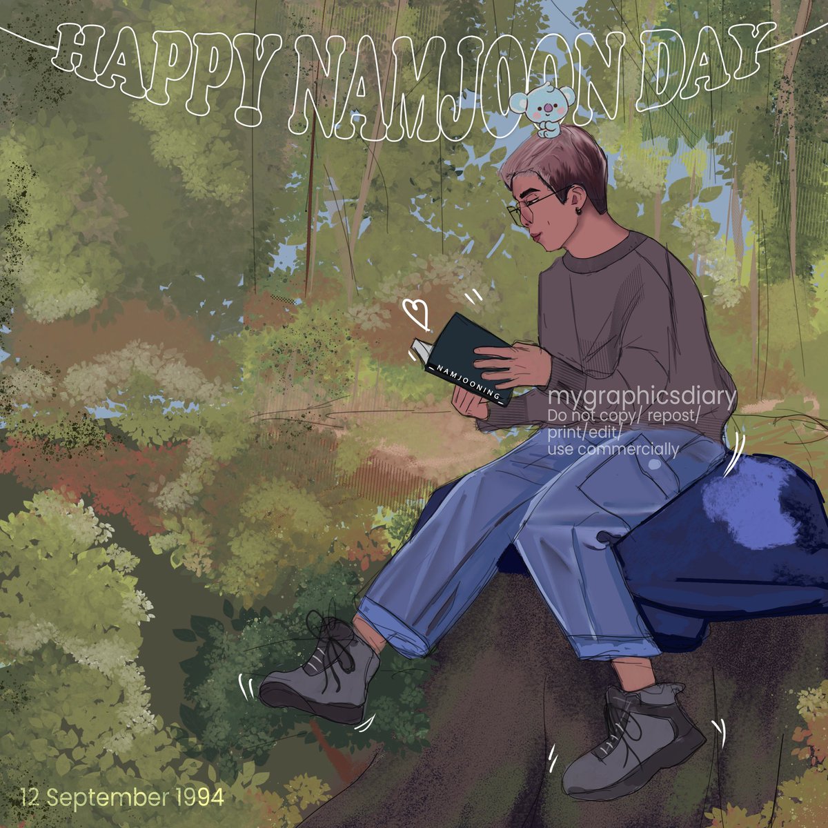 HappyNamJoon Day #RMyEntirety #RMHappyBday #RM생일ᄎᄏ #HappyBirthdayNamjoon #HappyRMDay #HappyNamjoonDay