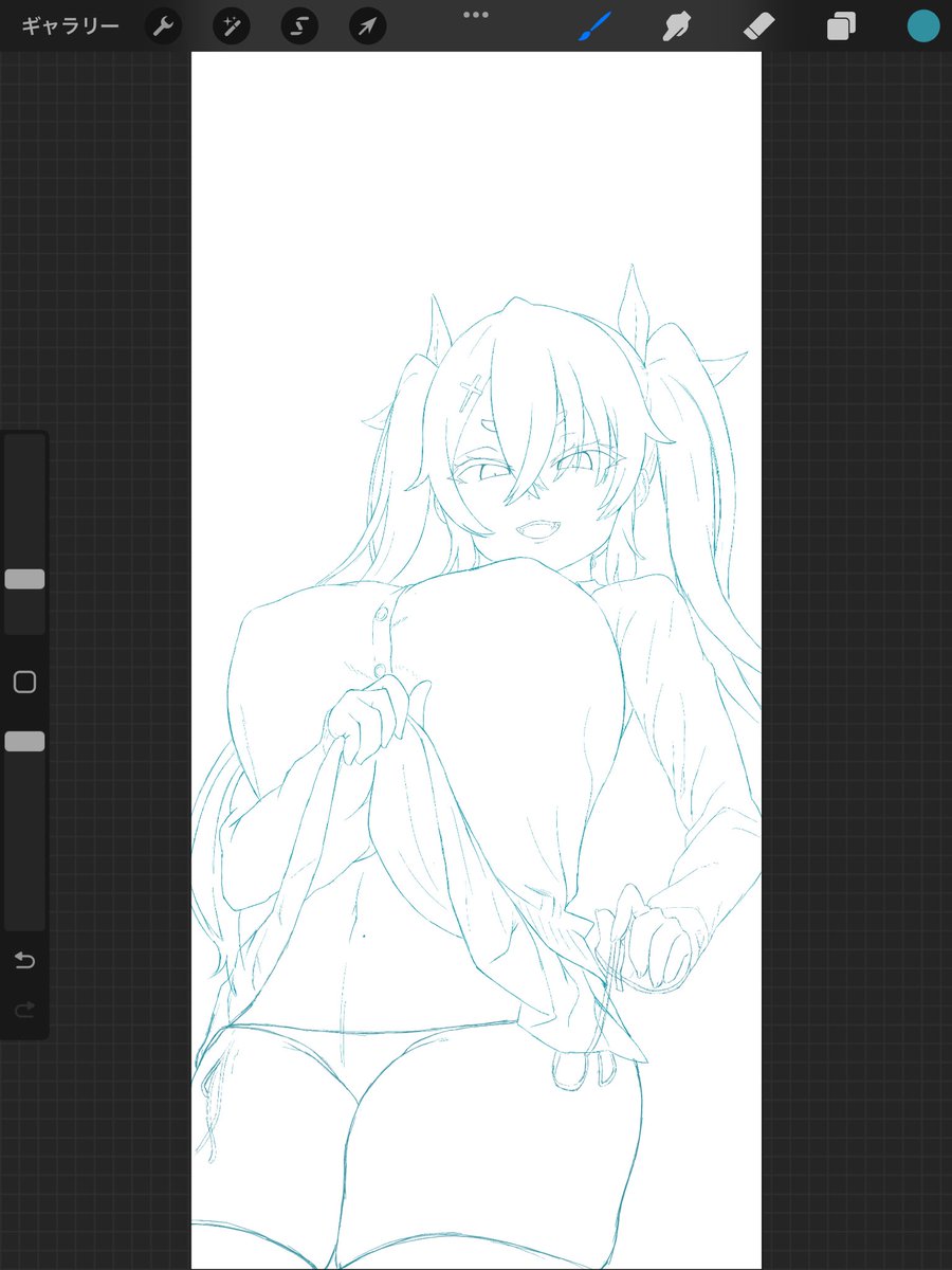 んんん?わからんくなってきた、、、突き進むべきか、わっからなーい!
下半身の角度元に戻した方がいいかも、、 