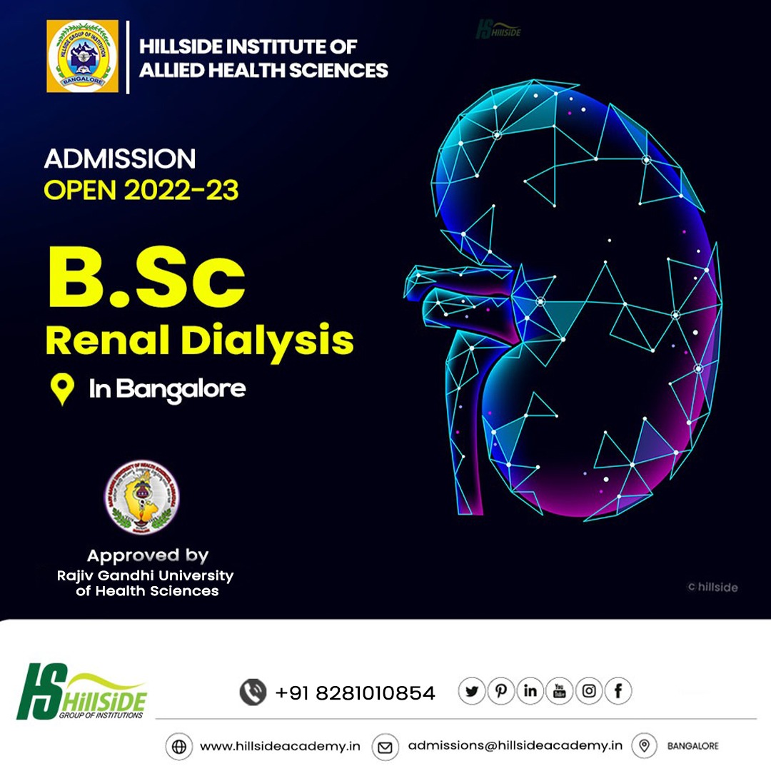 HillsideAllied's tweet photo. Allied Health Science courses offer excellent career opportunities for the students. Call us to know more about BSc Renal Dialysis admission in one of the top allied health colleges in Karnataka.
.
Apply Now! https://t.co/IE0bkgMikY
.
📞Call us:+91 8281010854
.
#alliedhealth https://t.co/NyAqvmfXIg