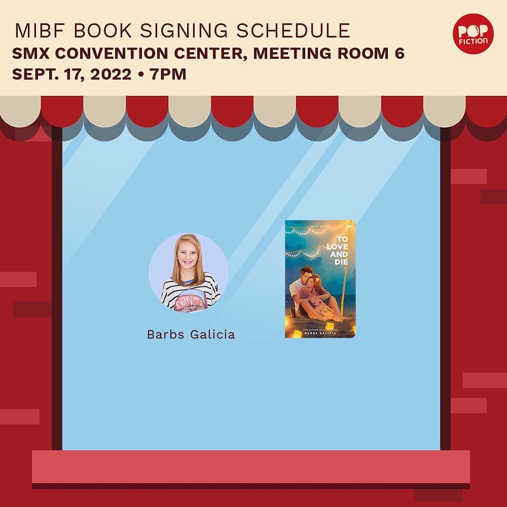 dearbarbs's tweet photo. #MIBF2022 🎉 Finally! I can see you guys again! 😍 Catch me at this year’s Manila International Book Fair! I’ll be at the Summit Books booth on September 17 (Saturday), 7PM, ready to say hello and sign your ‘To Love and Die’ and ‘Fall Again’ copies. https://t.co/3spKqm3z3W