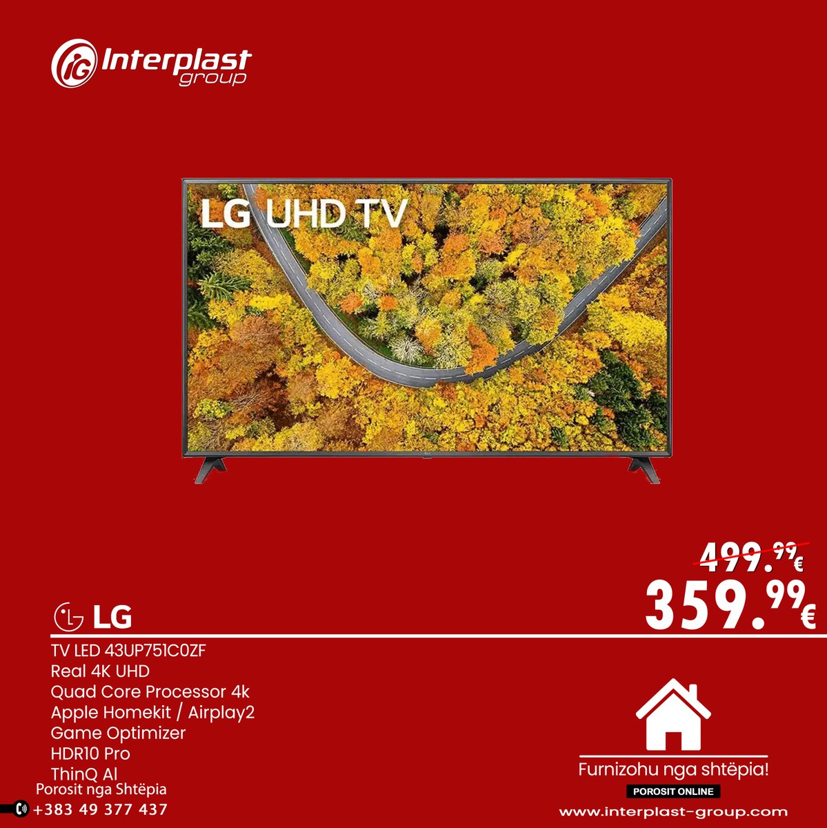 interplastGr's tweet photo. Për marakli të televizorave ☺️ Blej Tani me super zbritje 💸
🔧 Garancion nga Prodhuesi 🔧
🏡 Transporti në tërë Kosovën 🏡
🖱 Bli tani: https://t.co/CCEvmQiIW5 🖱
📞 Telefono në: 049 377 437 &amp; 048 546 666 (Viber - Whatsapp) 📞
 https://t.co/BCg4BUOYIW
https://t.co/WPP52Y0jZc https://t.co/l5Jce931s7