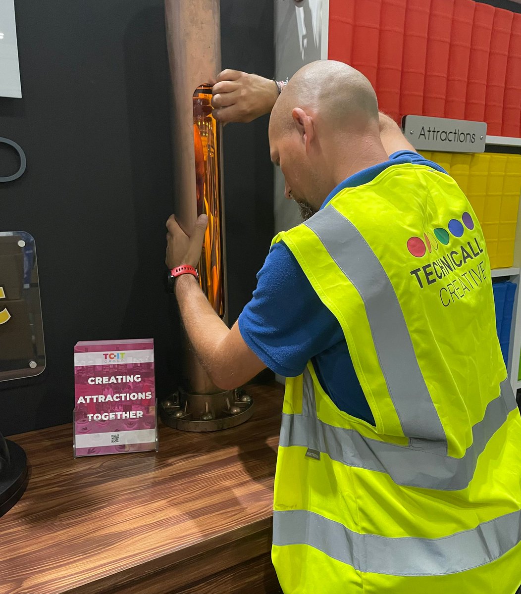 The trade show floor is filled with energy - after all that each and every one of us has been through for the past few years, we have to admit - it sure does feel great to be at IAAPA again! 👌