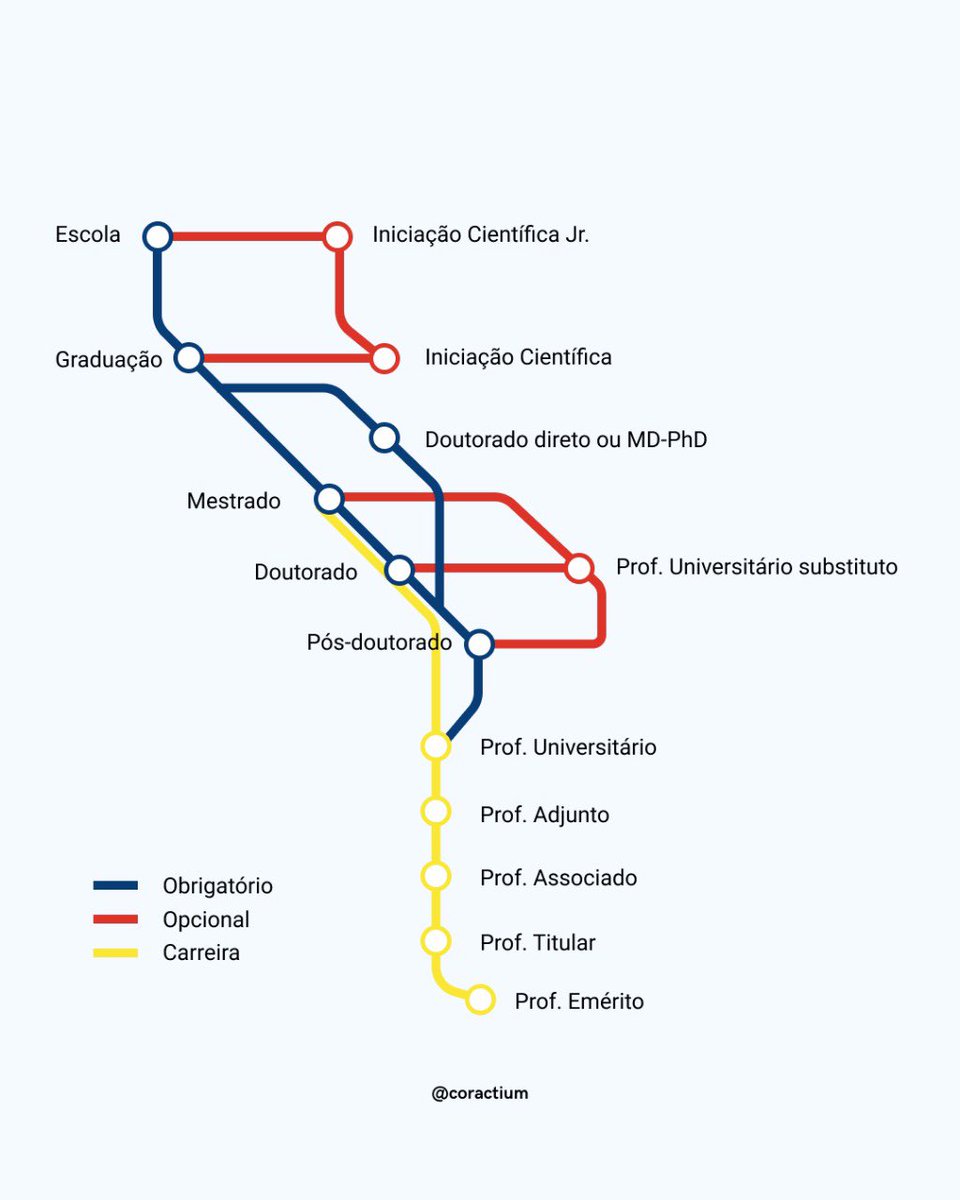 vagasnaciencia's tweet photo. Acha a carreira acadêmica difícil de entender?
A gente desenhou pra facilitar https://t.co/MTYW8woPGO
