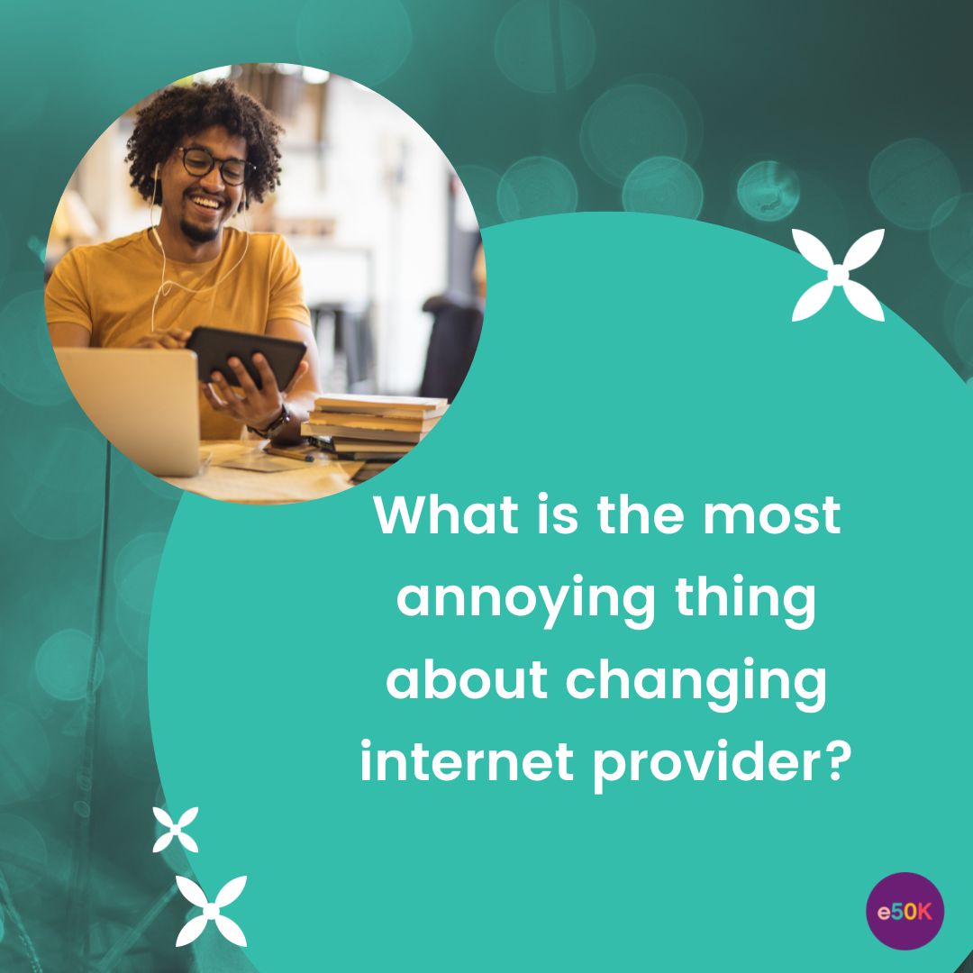 We know that AF families move about a lot - what is your biggest annoyance when it comes to changing internet provider when you move home? 
What would you like to change if you could? 
#e50kcommunity #bethechange
