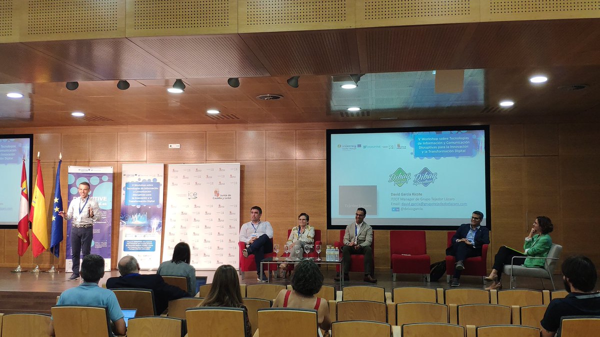 empresasjcyl's tweet photo. #InnovacionJcyl
La empresa es siempre la protagonista. Hoy vemos con ellas casos de éxito en digitalización en la Jornada sobre tecnologías disruptivas y #transformaciondigital @poctep #DisruptiveEU https://t.co/n6bsoRbsmQ