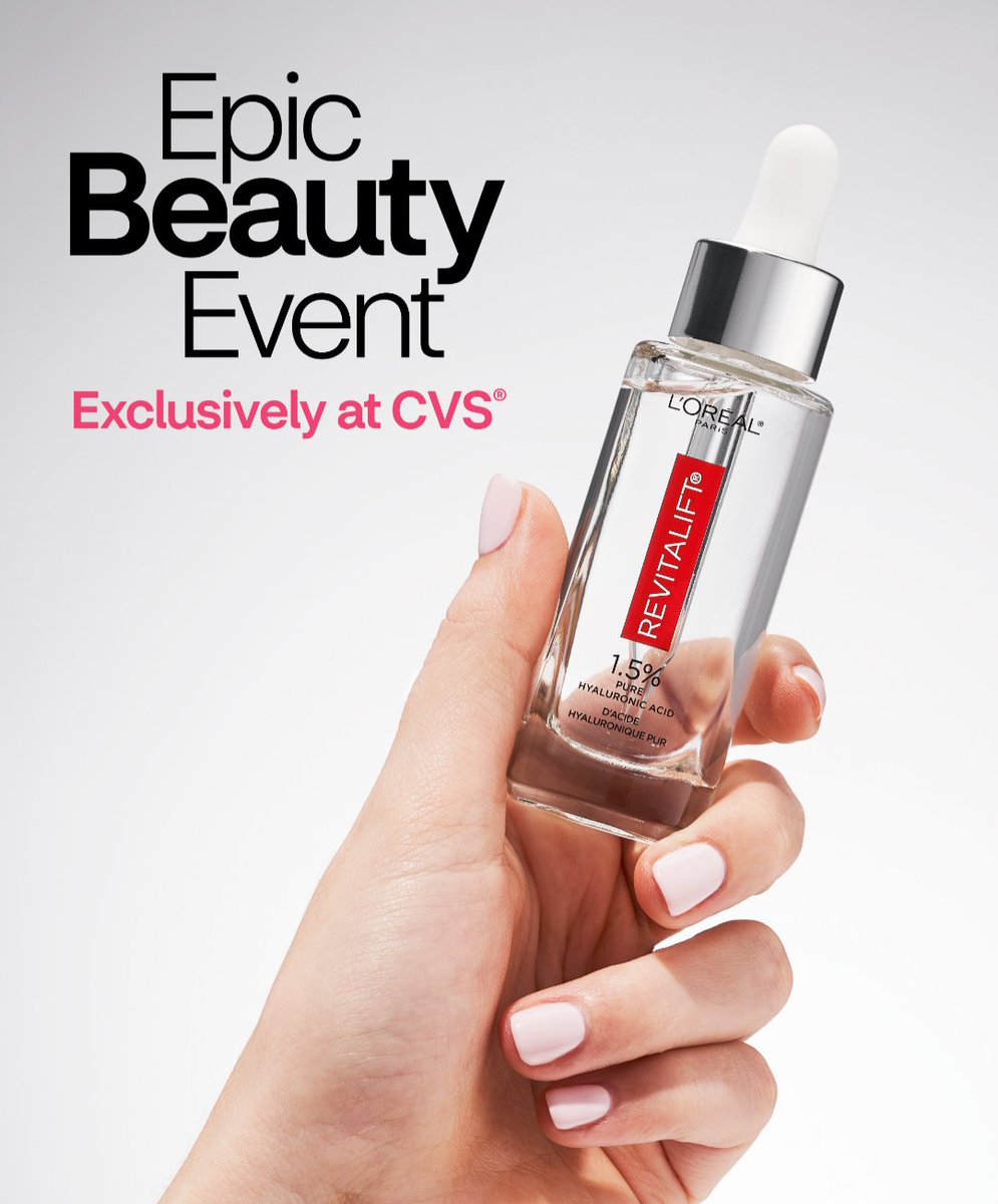 L'Oréal Paris USA on Twitter "EPIC BEAUTY EVENT! 🎇 Only at CVS, spend
