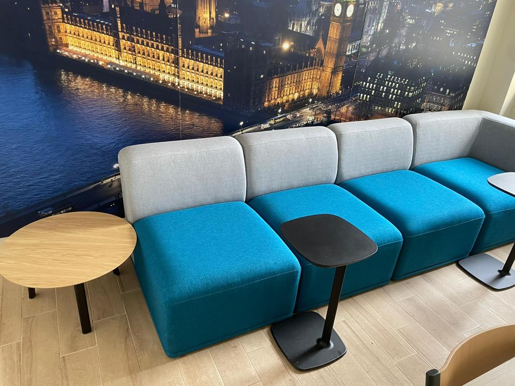 InteriorDiamond's tweet photo. Check out this recent installation of the folk table and chairs with mayze &amp; orai sofas in a University in London. Great additions to communal areas!

#university #fitout #diamondinteriors #dbisolutions https://t.co/TdH79E1S4H