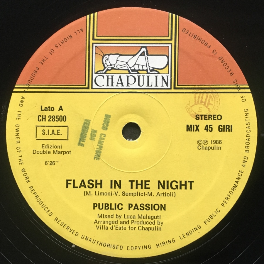 BobVanGhent's tweet photo. Hidden #italodisco gem added to the database #PublicPassion - Flash In The Night (1985):

https://t.co/mCBQZNypVP

#myrecords #mymusiccollection #musiccollection  #vinylcollection #vinylrecords #vinylcollector #vinyljunkie #italo #chapulin #MirkoLimoni #ValerioSemplici #80smusic https://t.co/zn9ekBI2XI