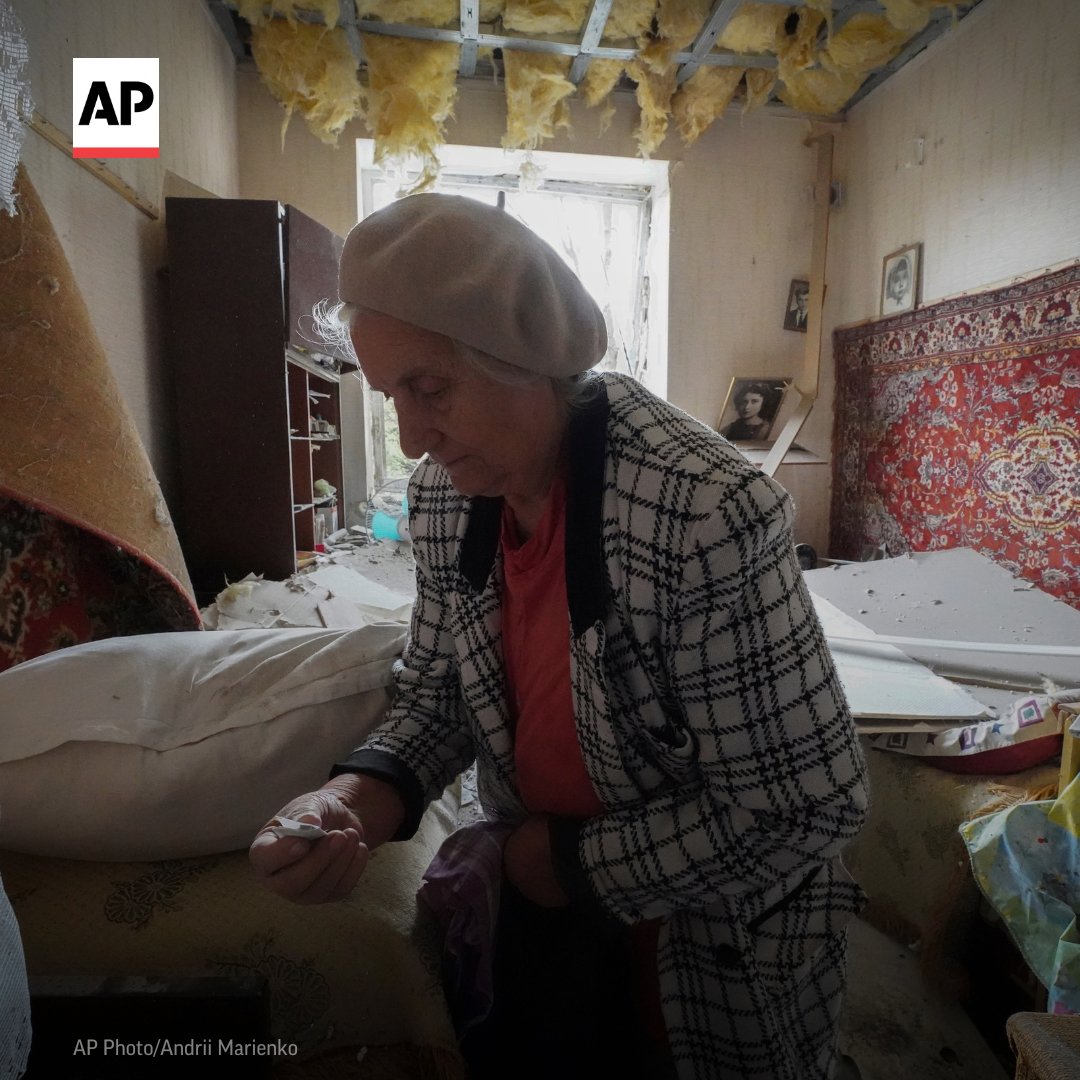 AP's tweet image. Yet even amid Ukraine’s ebullience, the casualties kept mounting. Ukraine’s presidential office said Monday that at least four civilians were killed and 11 others were wounded in a series of Russian attacks.