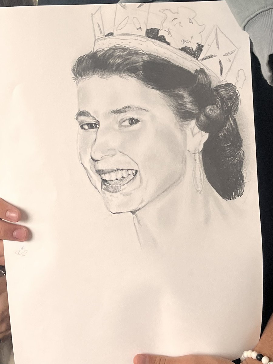 Well done Brahim ! This is amazing. 
#QueenElizabethII #tribute