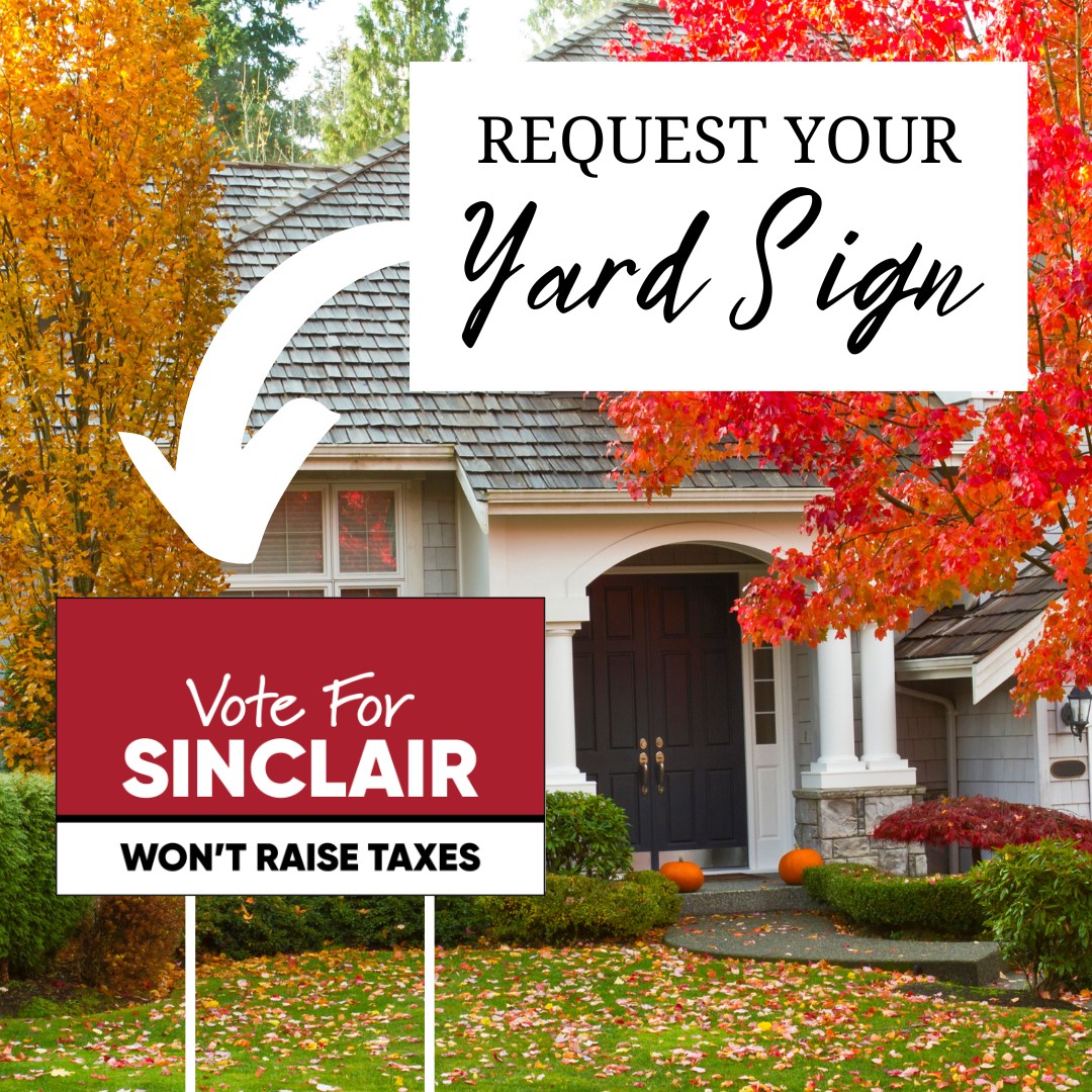 We will get yard signs at the end of the month. So, request yours today &amp; we will deliver on to you as soon as they are available! citizensforsinclair.com/yard-signs