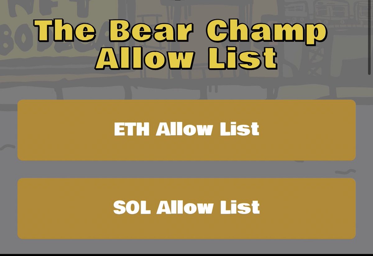 Today is the last day to register for the Early Bird Allowlists!

thenftchamps.com

#nfts #nft #nftart #nftcommunity #nftcollector #nftartist #crypto #digitalart #art #ethereum #opensea #nftcollectors #nftdrop #cryptocurrency #whitelist #mint #bitcoin #allowlist