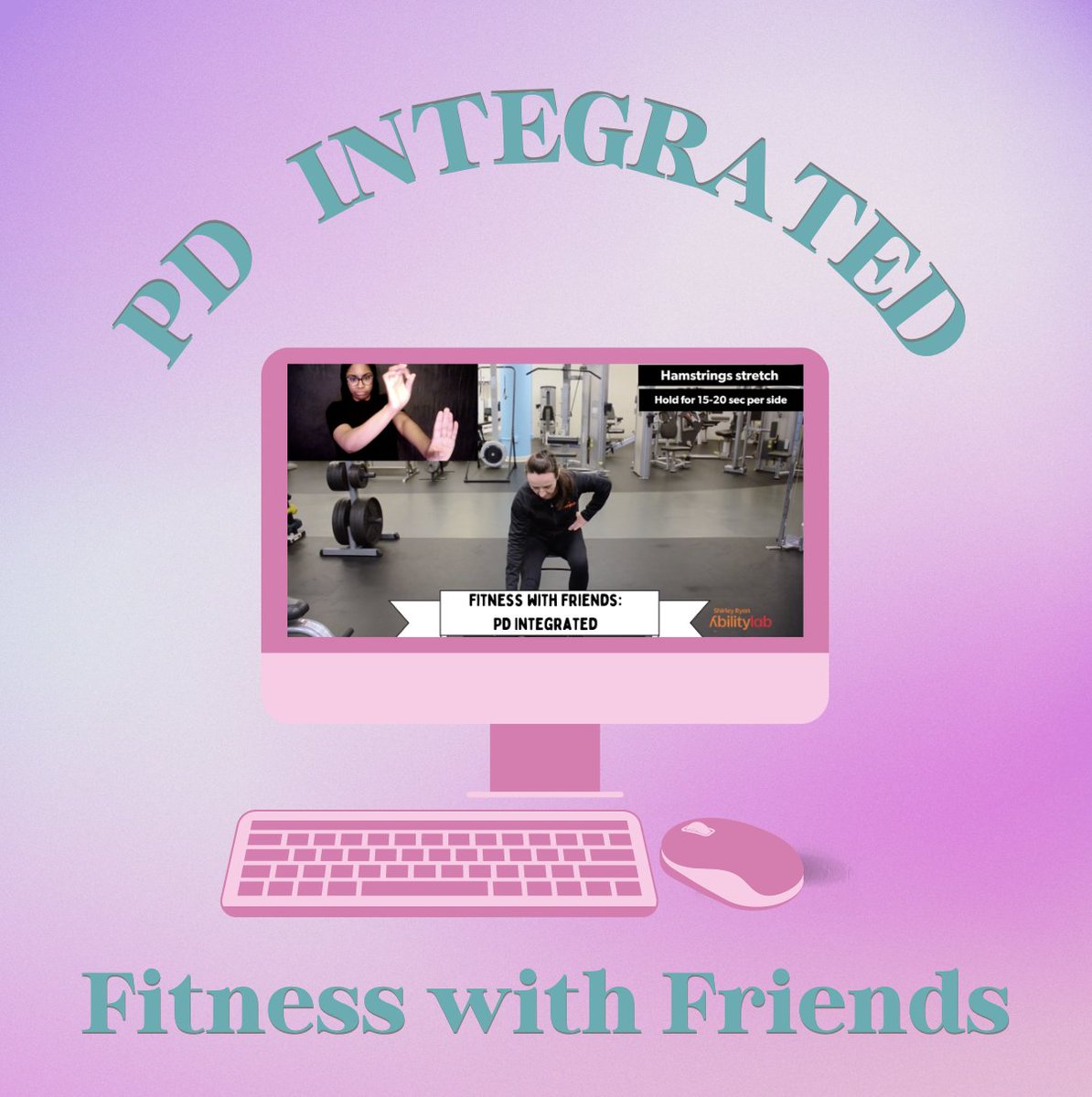 Join us this week for PD Integrated, a workout made for those who struggle with Parkinson’s Disease! This workout targets muscles by strengthening them and has both Closed-Captioning and ASL! Get up, and get moving with PD Integrated. Find the video here: fun4.info/PDIntegrated