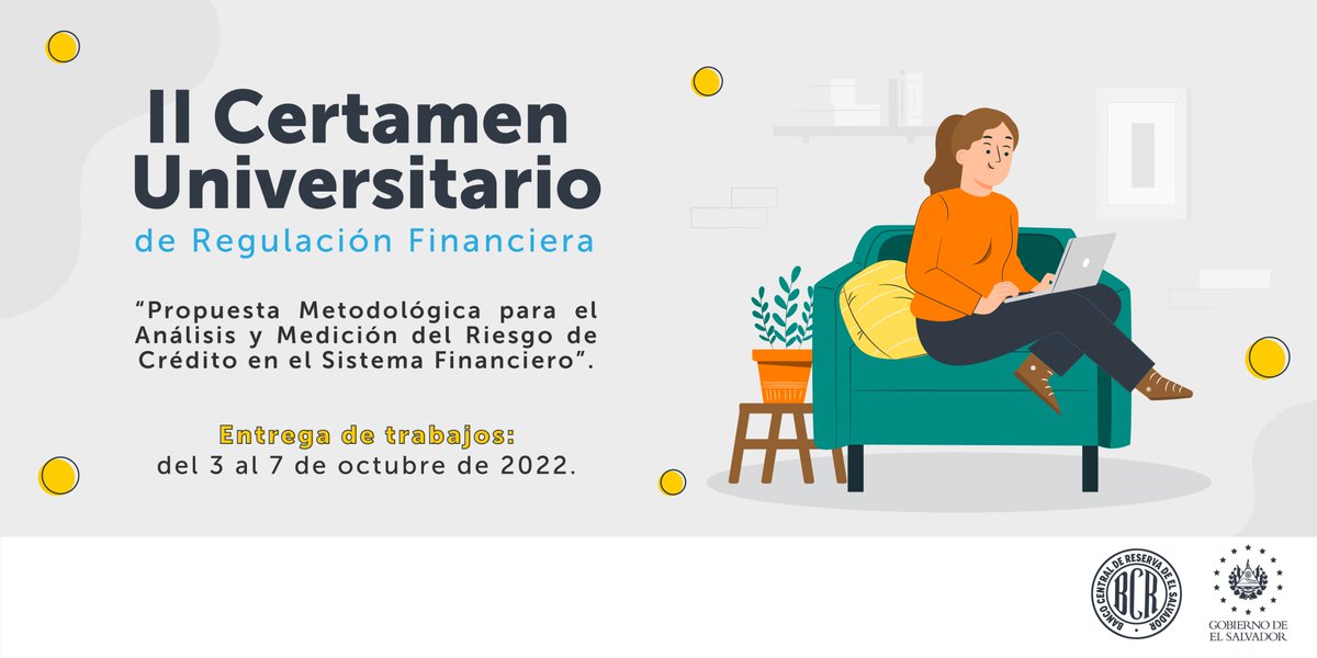 bcr_sv's tweet image. ✅ Si eres estudiante universitario y ya completaste el 80% de tu plan de estudios, puedes participar en nuestro certamen 🧑‍💻👨‍💻.
Conoce los requisitos y bases del concurso aquí: cutt.ly/9CSJdap 🔗