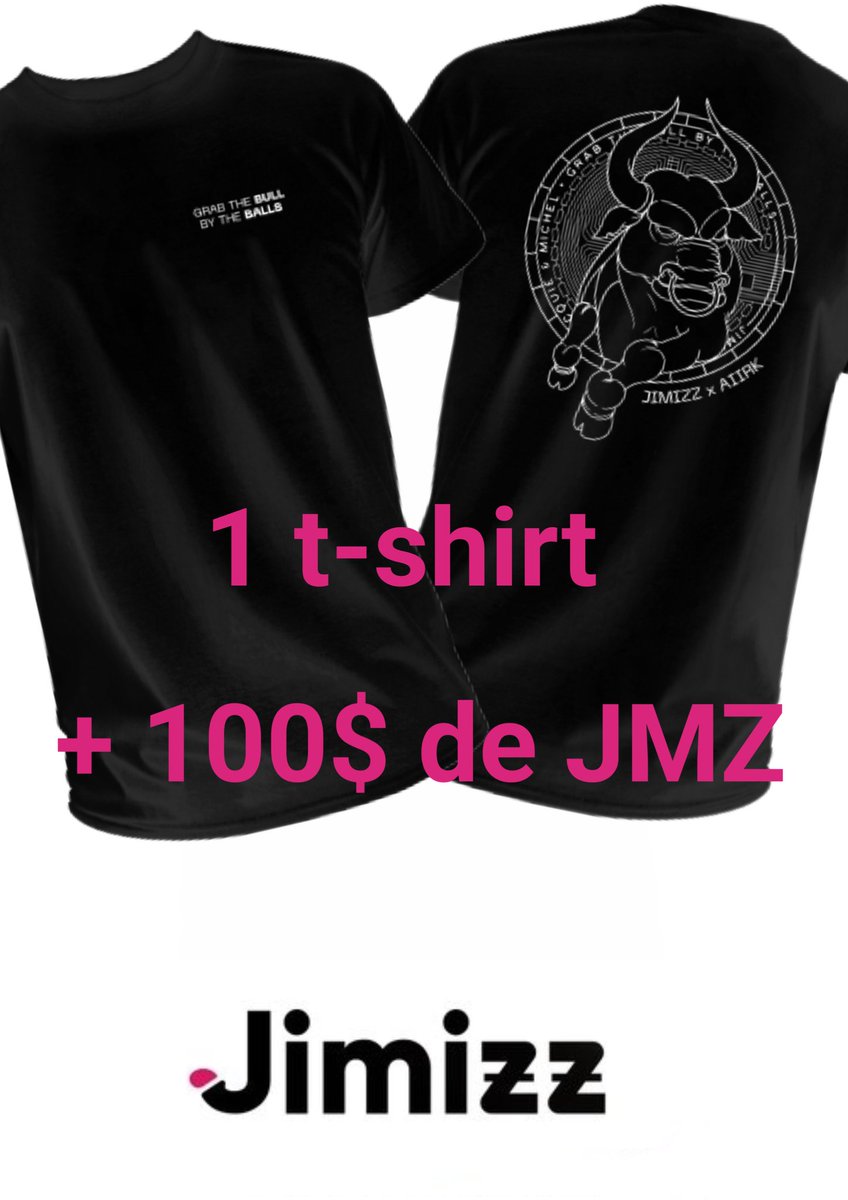 tradyhunter's tweet photo. 🎁 #Giveaway 🎁

In collab with @_jimizz we make you win 1 t-shirt + $100 from $JMZ yes $100 😱

To participate :
✅Follow @_jimizz &amp; @tradyhunter
✅Rt &amp; like❤

⏳48h⏳

@JacquieMichelX $JMZ #JMZ #Jimizz
#tradyhunter #Giveaway #Contest #Crypto
#GrabTheBullByTheBalls https://t.co/yazM1yPSPR