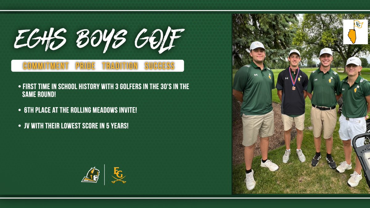 GrenAthletics's tweet photo. Boys golf is bringing their "A" game this season! https://t.co/ZRnPBYjuIo