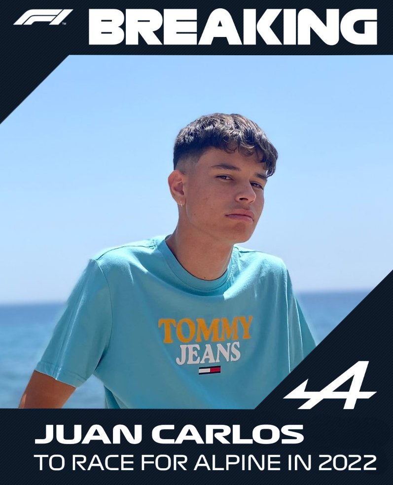 JUAN CARLOS, UN VIEJO EXPERTO DA EL SALTO DE ALPHA TAURI A ALPINE PARA DESEMBARCAR EN UN NUEVO PROYECTO JUNTO A @Adrin16817848 RECORDEMOS QUE ESTE PILOTO VIENE DE LAS CATEGORIAS INFERIORES DE RED BULL DONDE DIO MUCHA PELEA Y SE CODEO ENTRE LOS MEJORES.